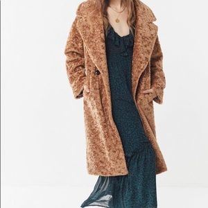 Avec Les Filles Faux Fur Cocoon Coat
